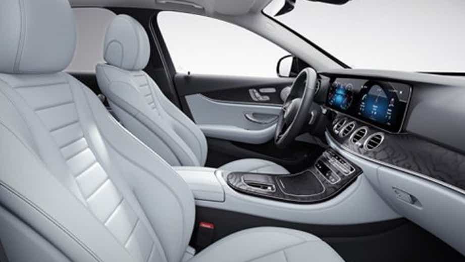 interior dashboard of a Mercedes-Benz E-Class 2021-2023