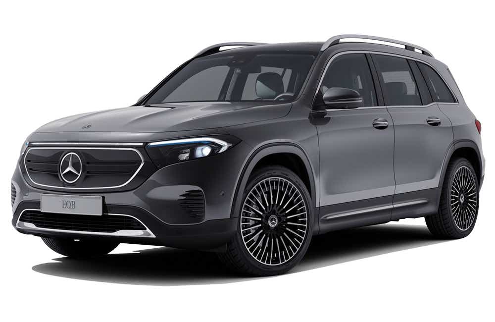 front three-quarter of a Mercedes-Benz EQB 2022-23