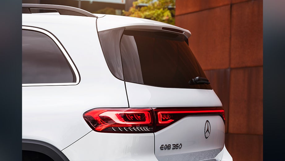 Rear view of a Mercedes-Benz EQB 2022-23