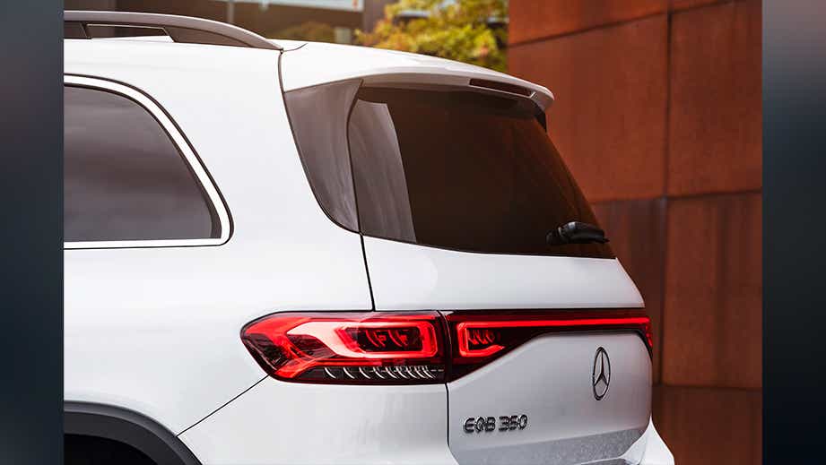 Rear view of a Mercedes-Benz EQB 2022-23