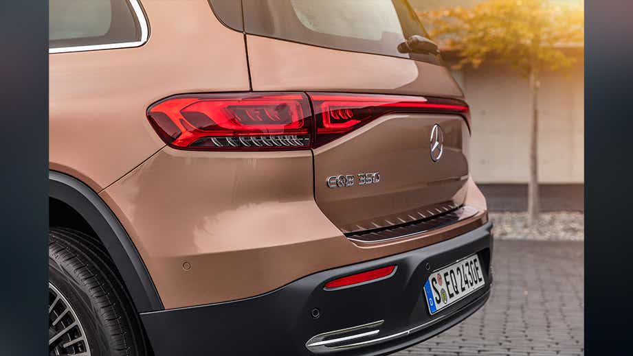 rear view of a Mercedes-Benz EQB 2022-23 EQB 350