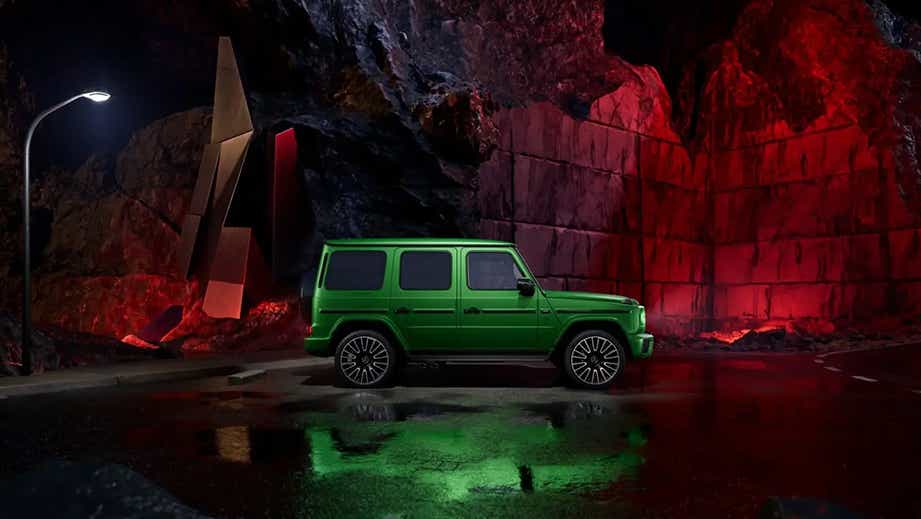 side view of a Mercedes-Benz G-Class