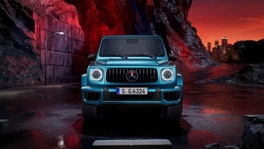 Front view of a Mercedes-Benz G-Class
