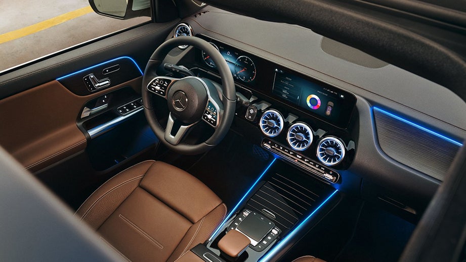 interior dashboard of a Mercedes-Benz GLA 2021-23