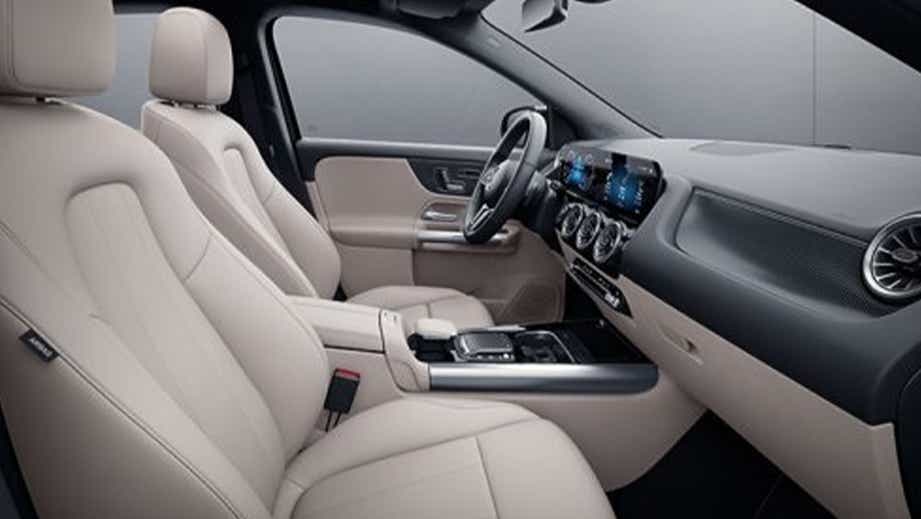 interior dashboard of a Mercedes-Benz GLA 2021-23
