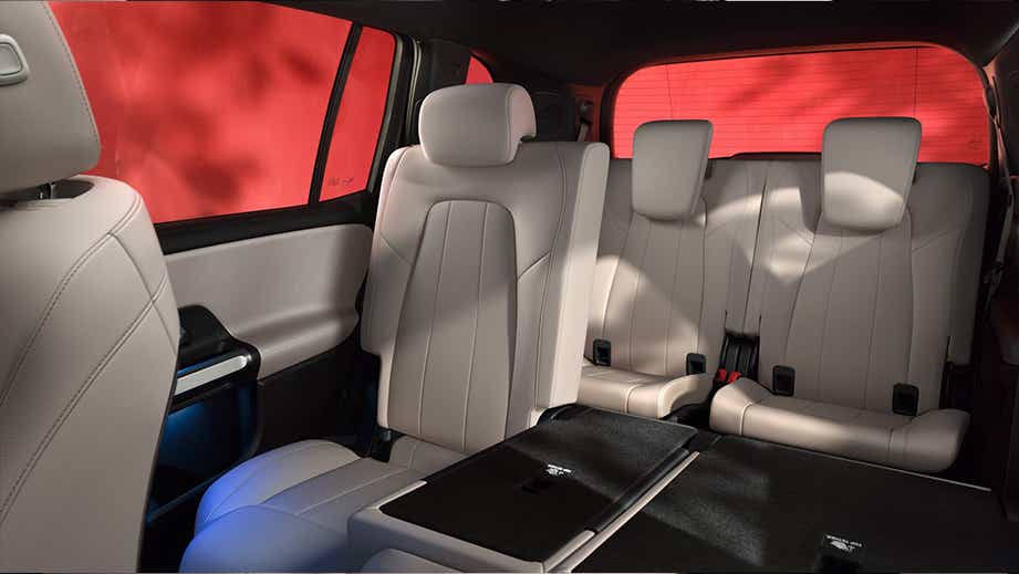 interior view of a Polar White Mercedes-Benz GLB