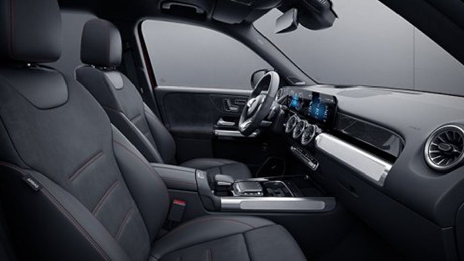 interior dashboard of a Mercedes-Benz GLB