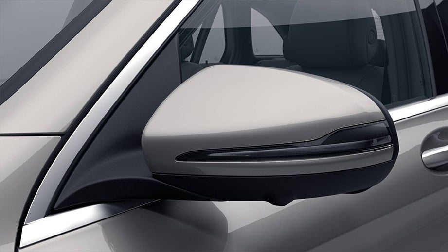 Side mirror close-up of a Mercedes-Benz GLC Coupe