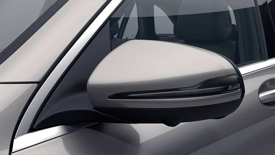 Side mirror close-up of a Mercedes-Benz GLC Coupe