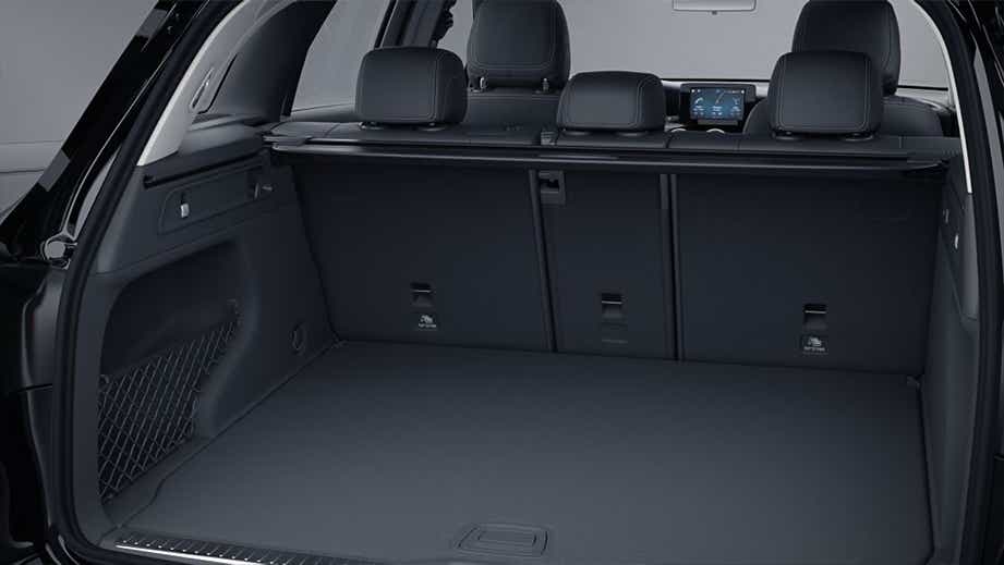 Boot space view of a Mercedes-Benz GLC Coupe