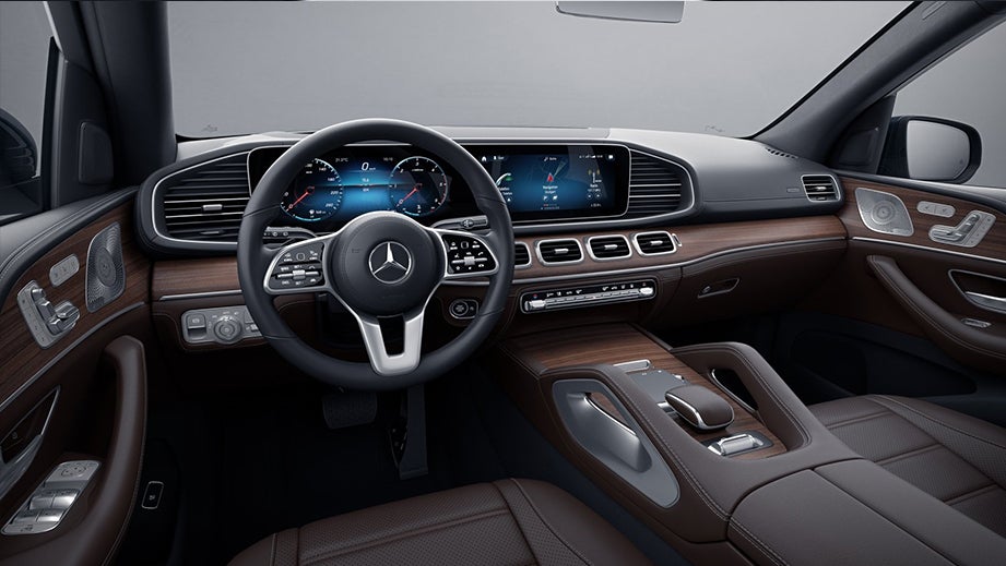 interior dashboard view of a Mercedes-Benz GLE
