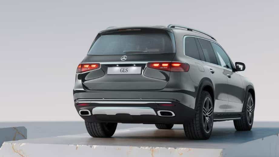 rear three-quarter of a Mercedes-Benz GLS