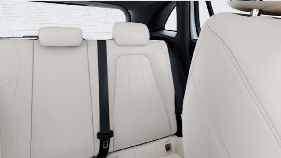 rear seats of a Mercedes-Benz GLA