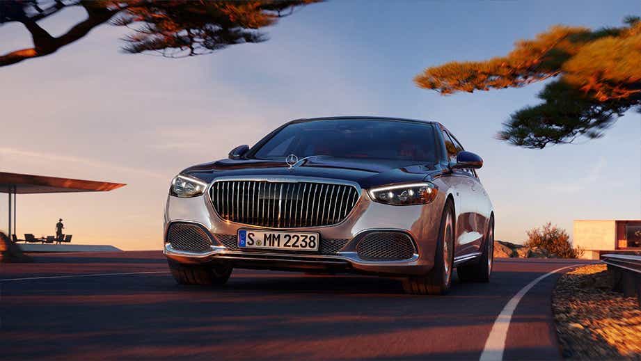 front view of a Mercedes-Benz Maybach S-Class