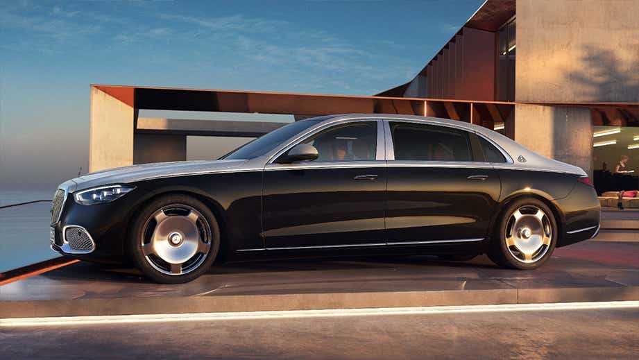 side view of a Mercedes-Benz Maybach S-Class