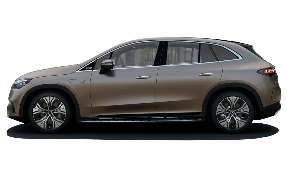 side view of a Mercedes-Benz EQE