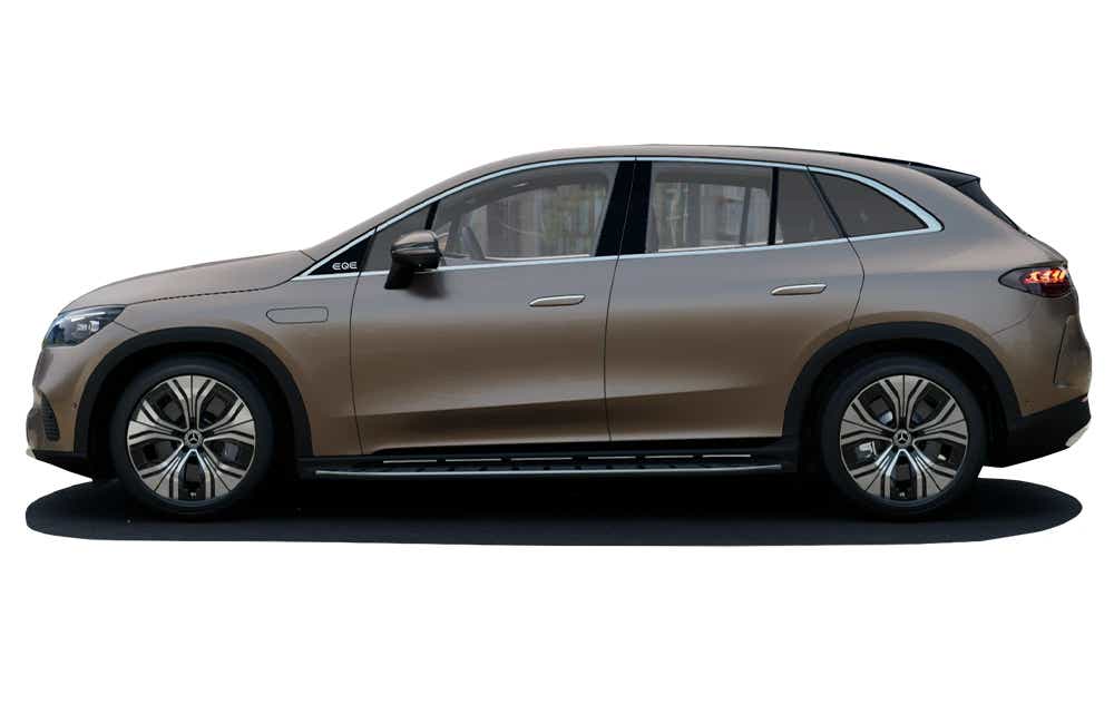 side view of a Mercedes-Benz EQE