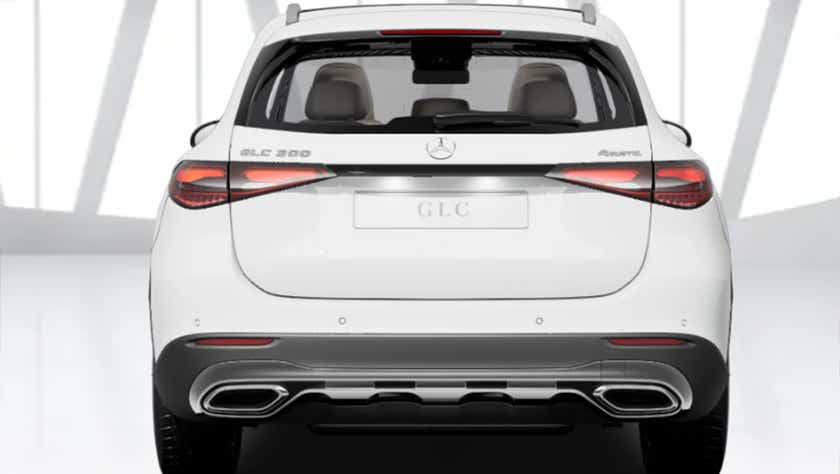 rear view of a Mercedes-Benz GLC