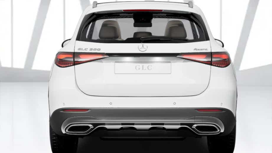 rear view of a Mercedes-Benz GLC