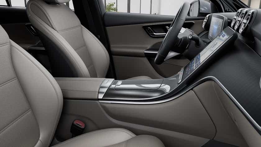 interior dashboard of a Mercedes-Benz GLC