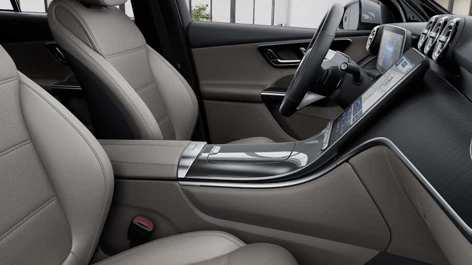 interior dashboard of a Mercedes-Benz GLC