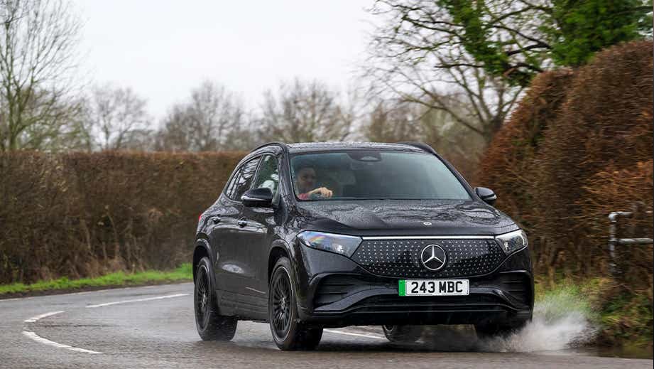 front view of a Mercedes-Benz EQA
