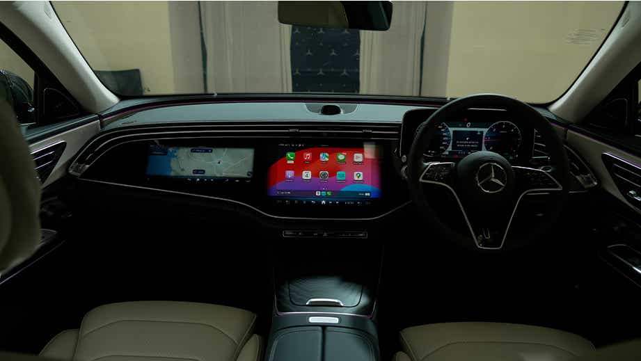 interior dashboard of a Mercedes-Benz E-Class