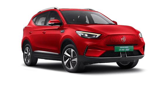 MG ZS EV Glaze Red