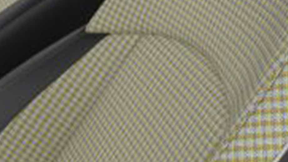 close-up of a seat fabric in a Mini 3 DOOR