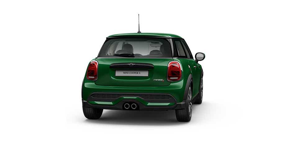 Rear view of a Mini 3 DOOR
