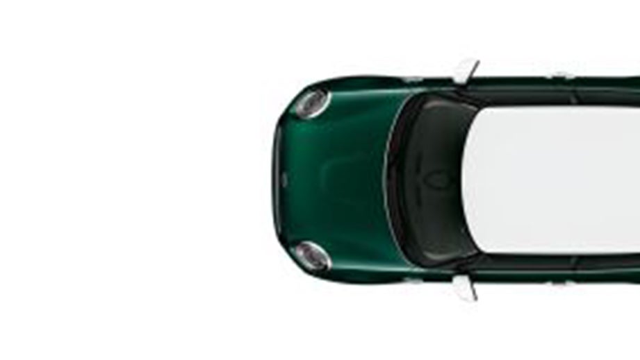 top view of a Mini 3 DOOR