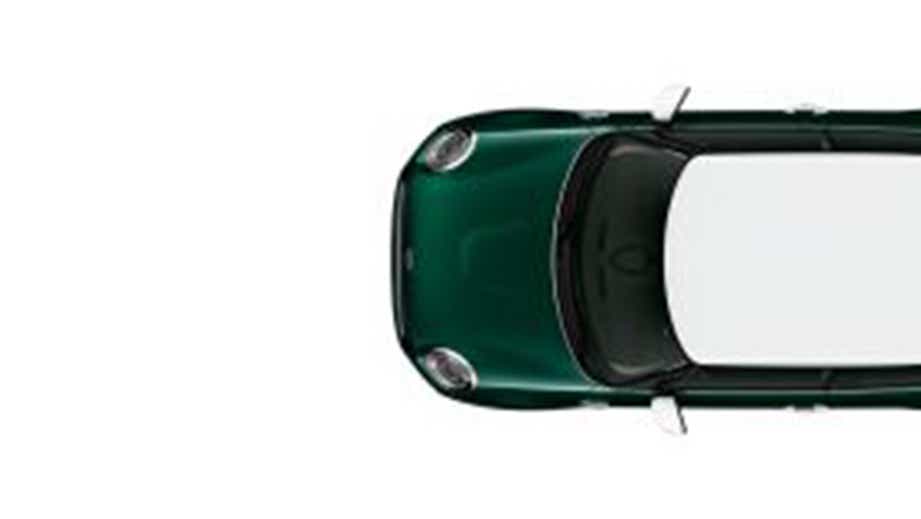 top view of a Mini 3 DOOR