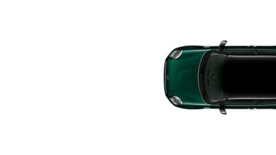 top view of a Mini 3 DOOR