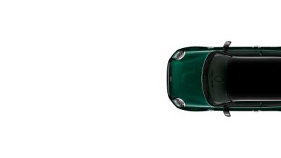 top view of a Mini 3 DOOR