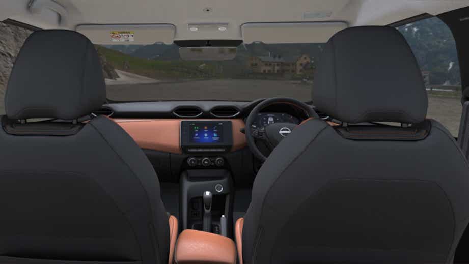 interior dashboard of a Nissan Magnite