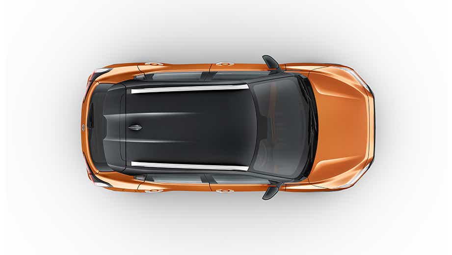 top view of a Nissan Magnite