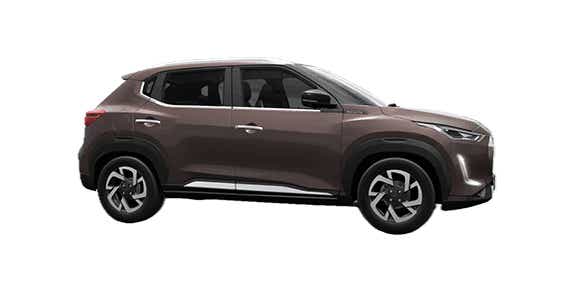 side profile of a Nissan Magnite 2020-2023