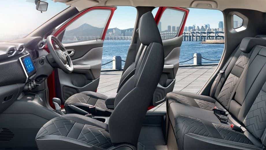 interior view of a Nissan Magnite 2020-2023