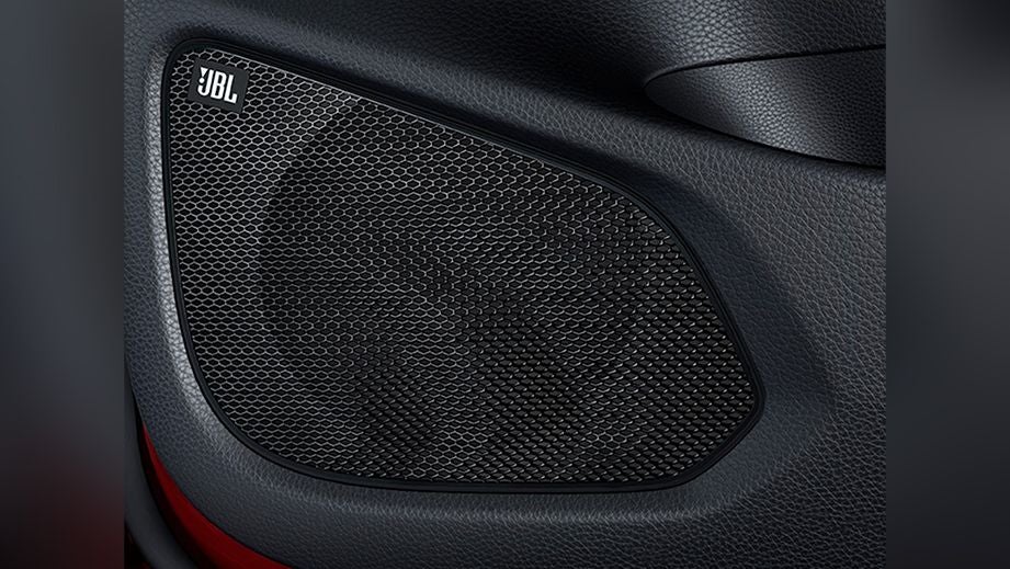 close-up of a speaker grille in a Nissan Magnite 2020-2023