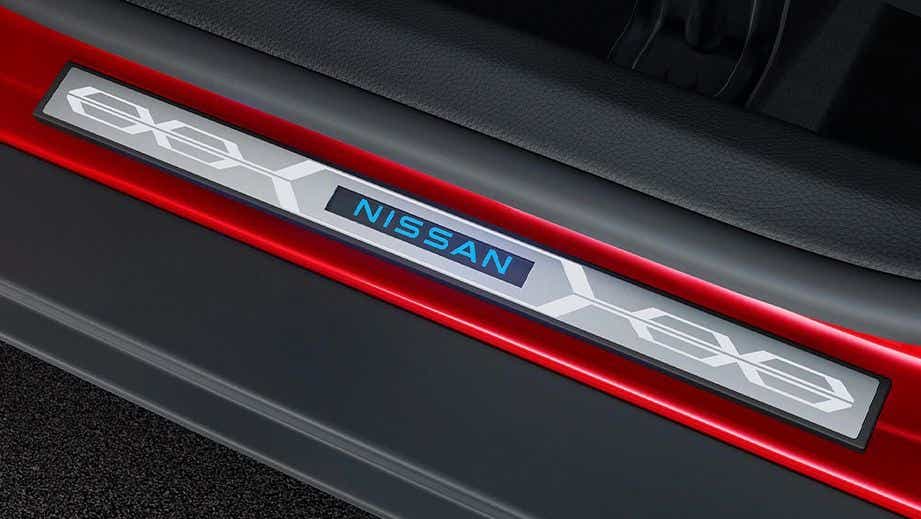 door sill plate of a Nissan Magnite 2020-2023