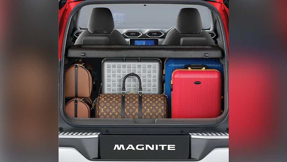 boot space view of a Nissan Magnite 2020-2023