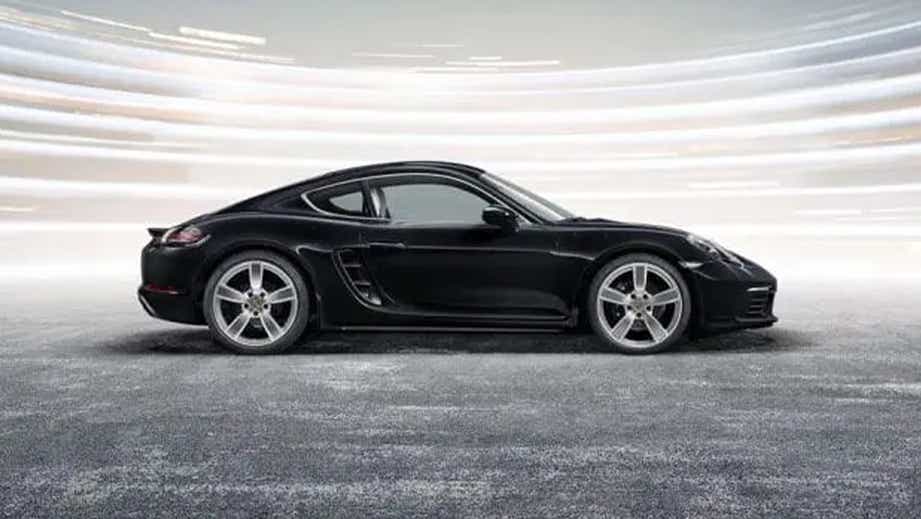 side view of a Porsche 718