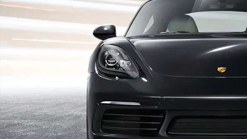 front view of a Porsche 718