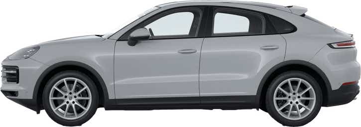 side view of a Crayon Porsche Cayenne Coupe