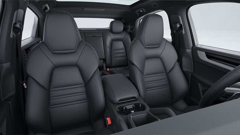 interior cabin view of a Porsche Cayenne Coupe