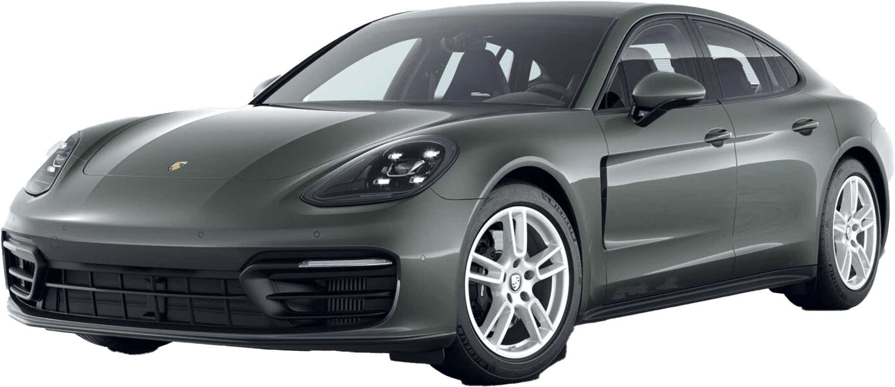 front three-quarter of a Porsche Panamera 2021-2023