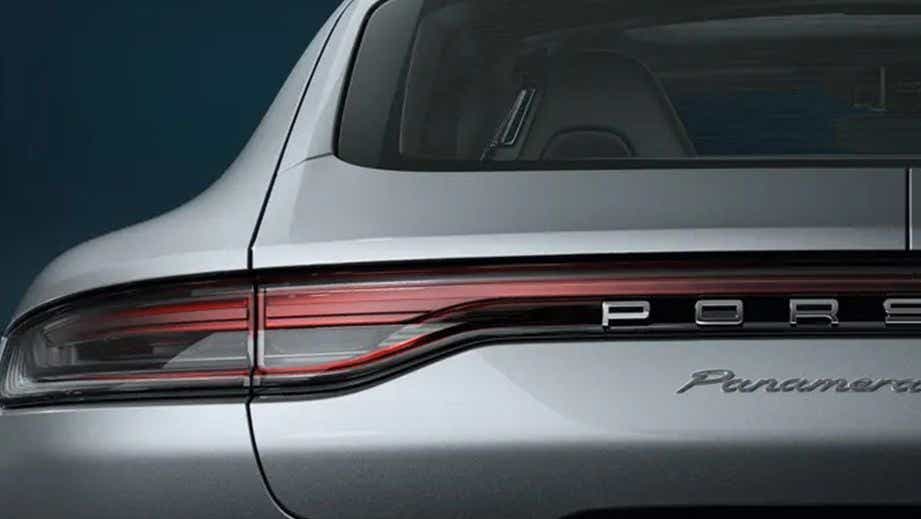 rear view of a Porsche Panamera 2021-2023
