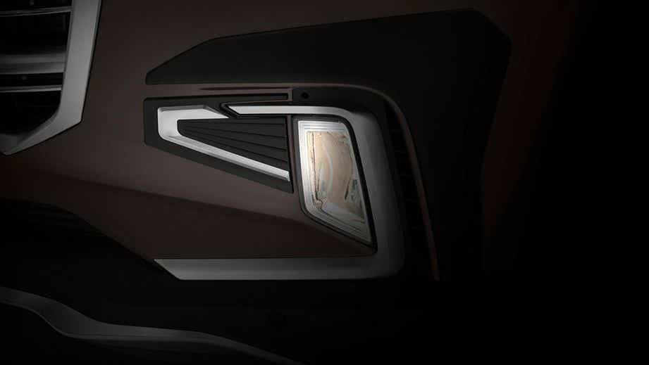 headlight close-up of a Porsche Panamera 2021-2023