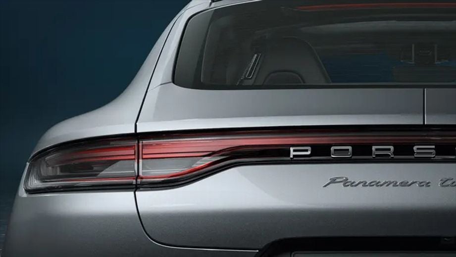 rear view of a Porsche Panamera 2021-2023