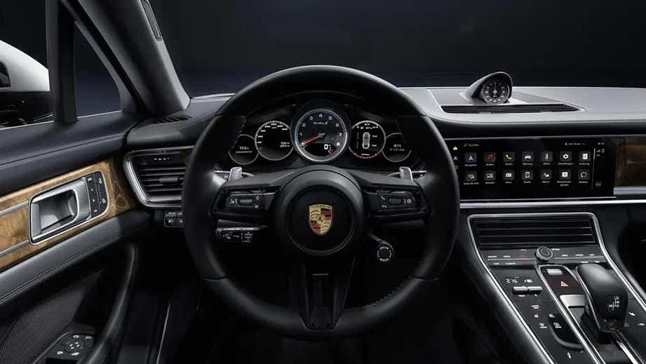 interior dashboard of a Porsche Panamera 2021-2023
